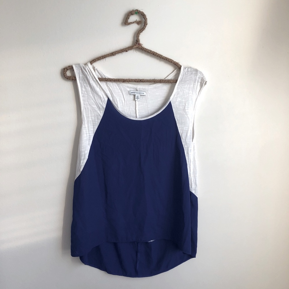 Blue Tee Tank